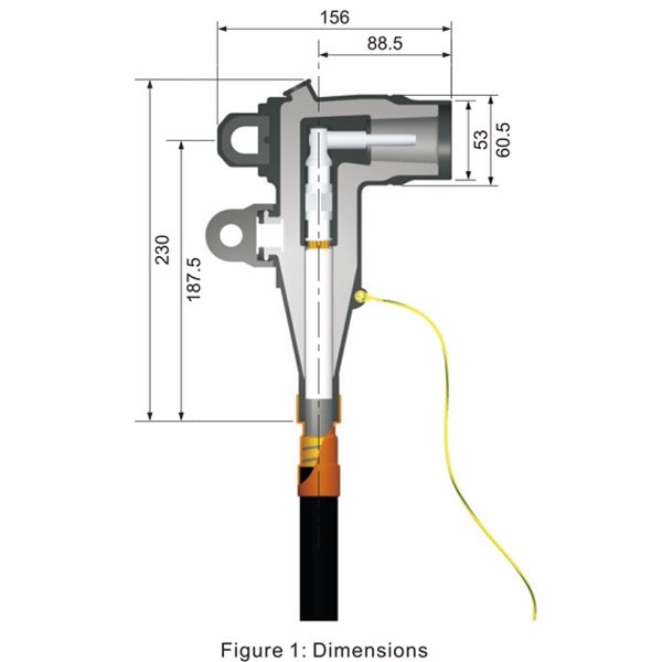 24KV 250A Loadbreak ukondoa konektorea